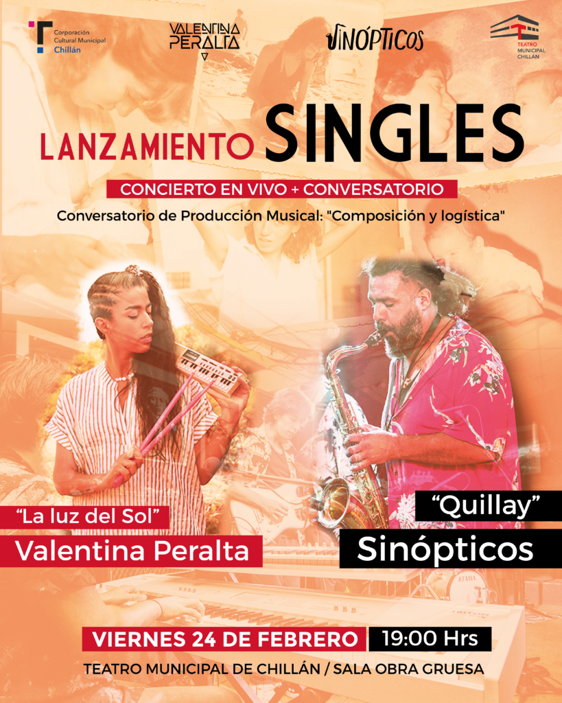 Lanzamiento singles de Valentina Peralta y Sinópticos