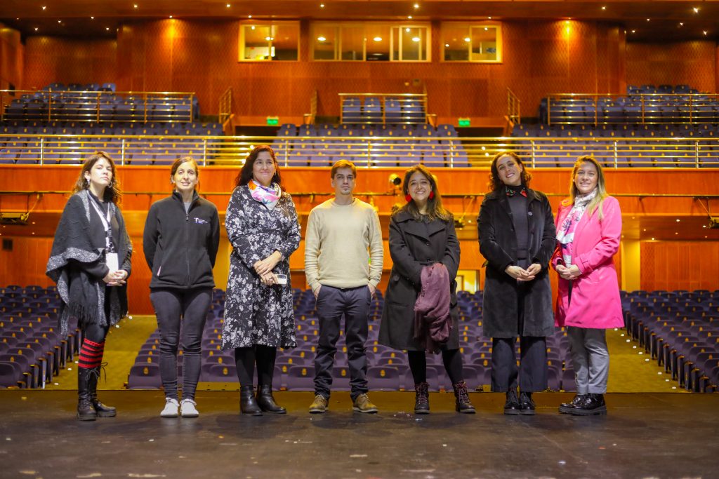 Subsecretaria de las Culturas, las Artes y el Patrimonio visitó el Teatro Municipal