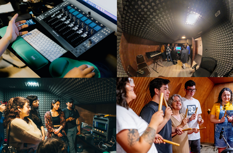 Sala de control de luces y sonido